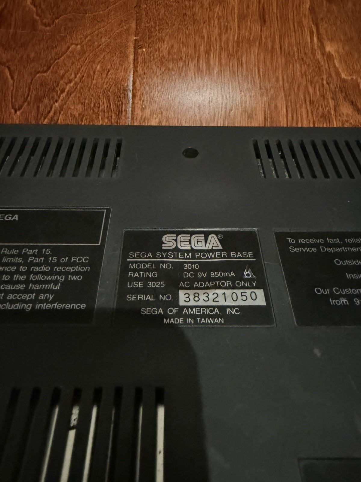 SEGA Master System Model 3010 Console Bundle w/ Ghostbusters, Shinobi, + 2 More