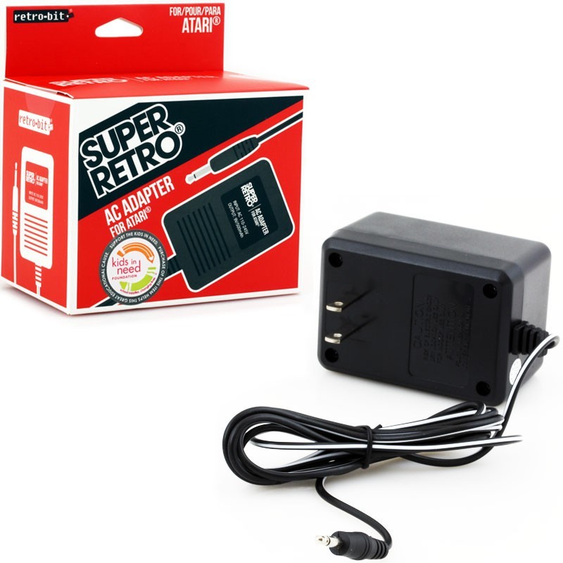 NEW AC POWER SUPPLY ADAPTER PLUG CORD FOR THE ATARI 2600 SYSTEM CONSOLE NEW