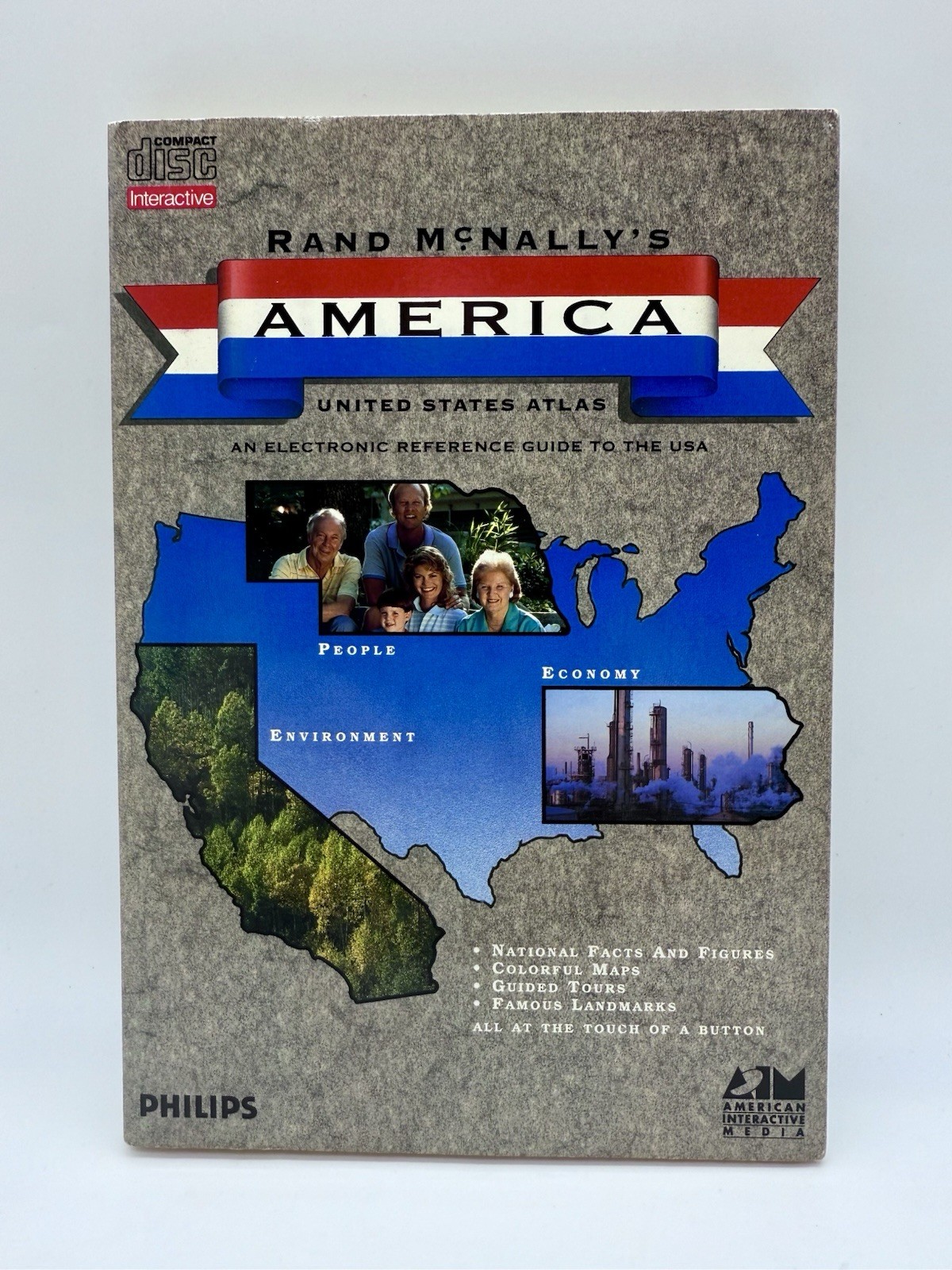 Rand McNally’s America: United States Atlas (Philips CD-i, 1991)