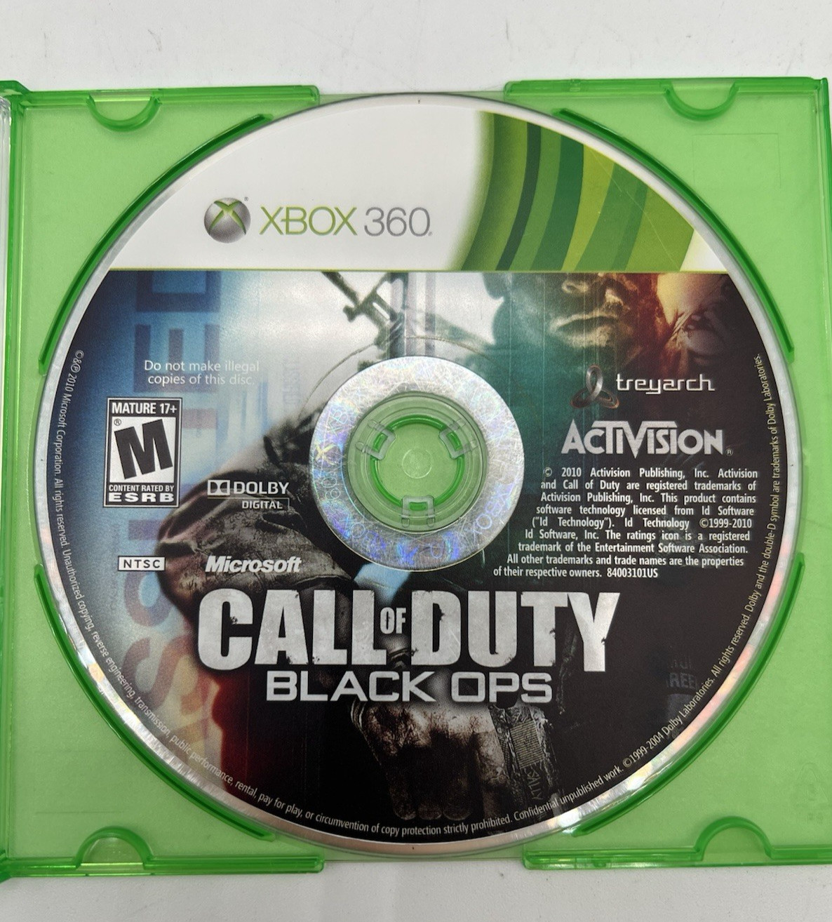 Call of Duty Black Ops Xbox 360 Disc Only