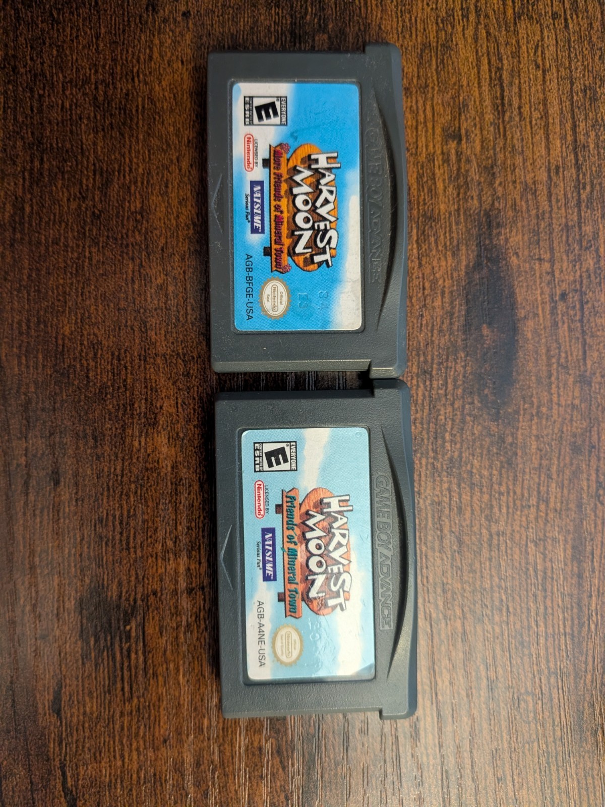 Harvest Moon FOMT And MFOMT For Nintendo Game Boy Advance In Good Condition