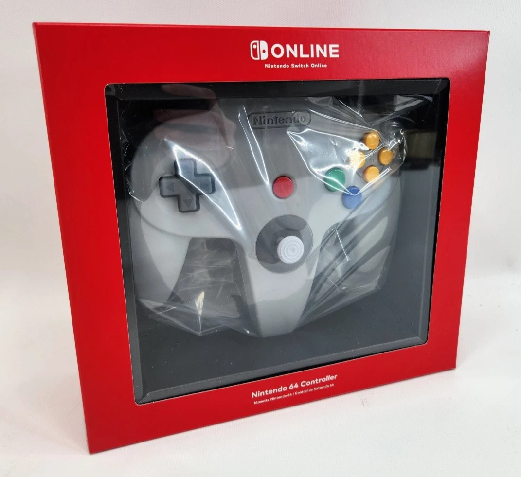 Nintendo 64 Controller – Nintendo Switch – Brand New N64 Wireless Gray OEM USA