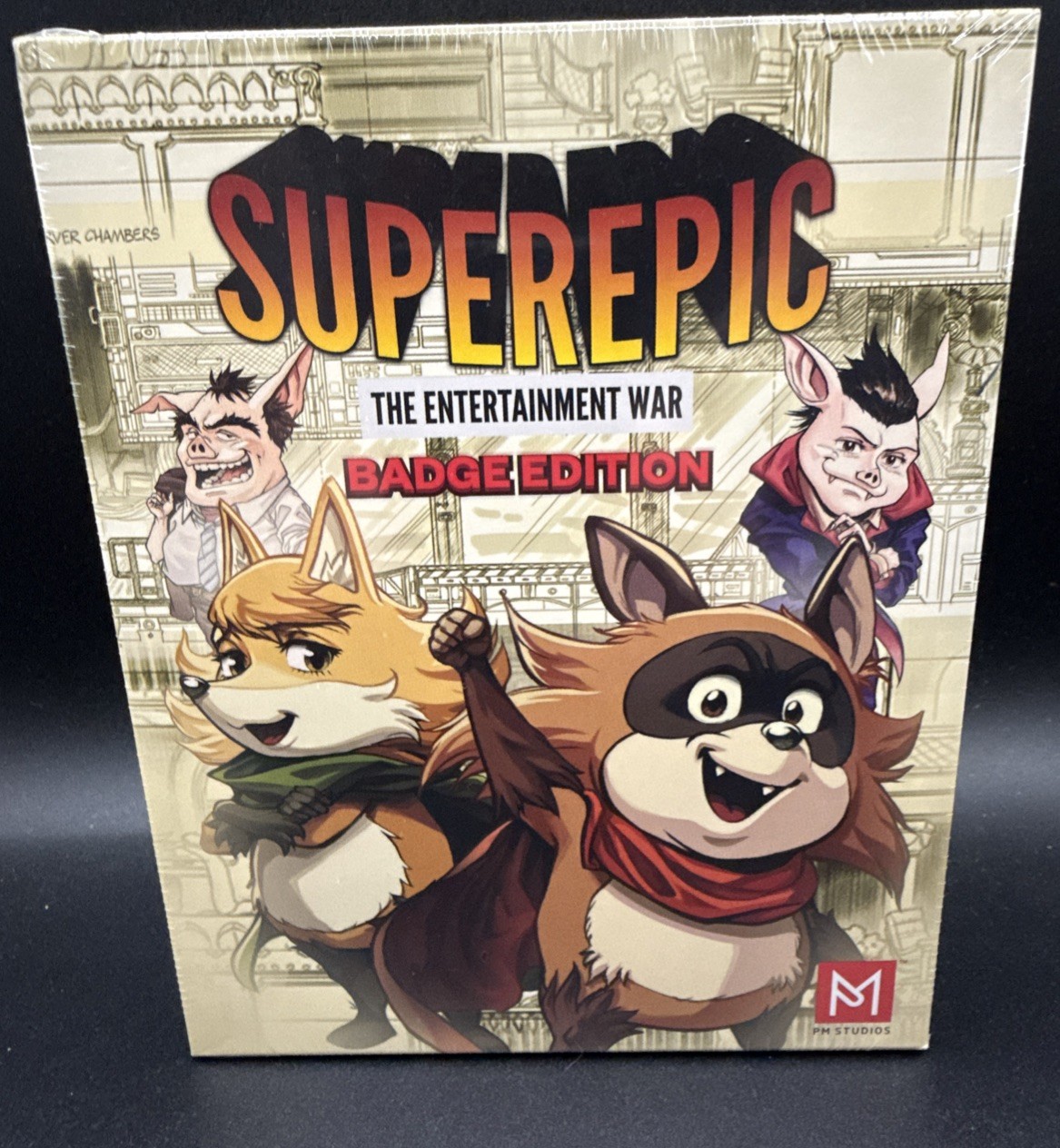 SuperEpic the Entertainment War: Badge Edition (PS4) Factory Sealed