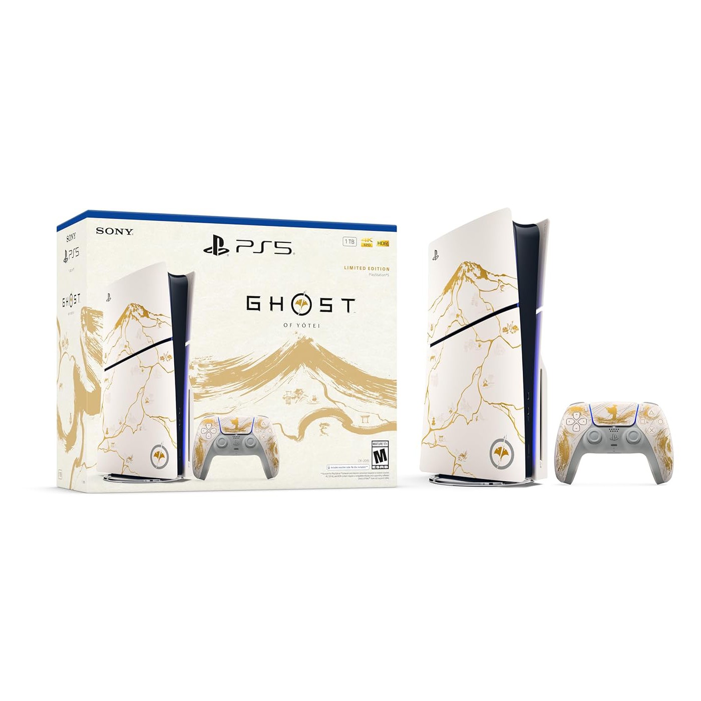 Sony Playstation 5 Disc Ghost of Yotei Limited Edition Bundle