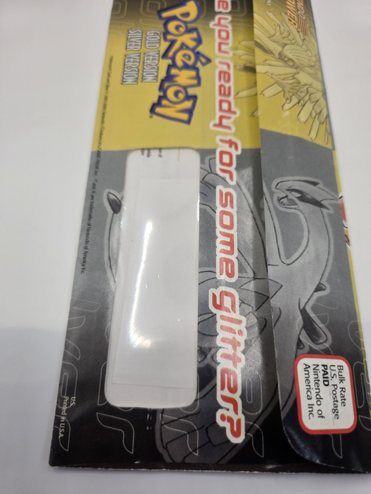 Pokemon Gold Silver Nintendo Power Complete Promo Mailer Packet 2000 Ho-Oh Lugia