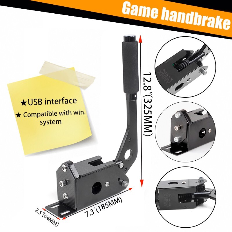 for PC Windows for Sim Racing Games G25/G27/G29/T500 14Bit USB Handbrake