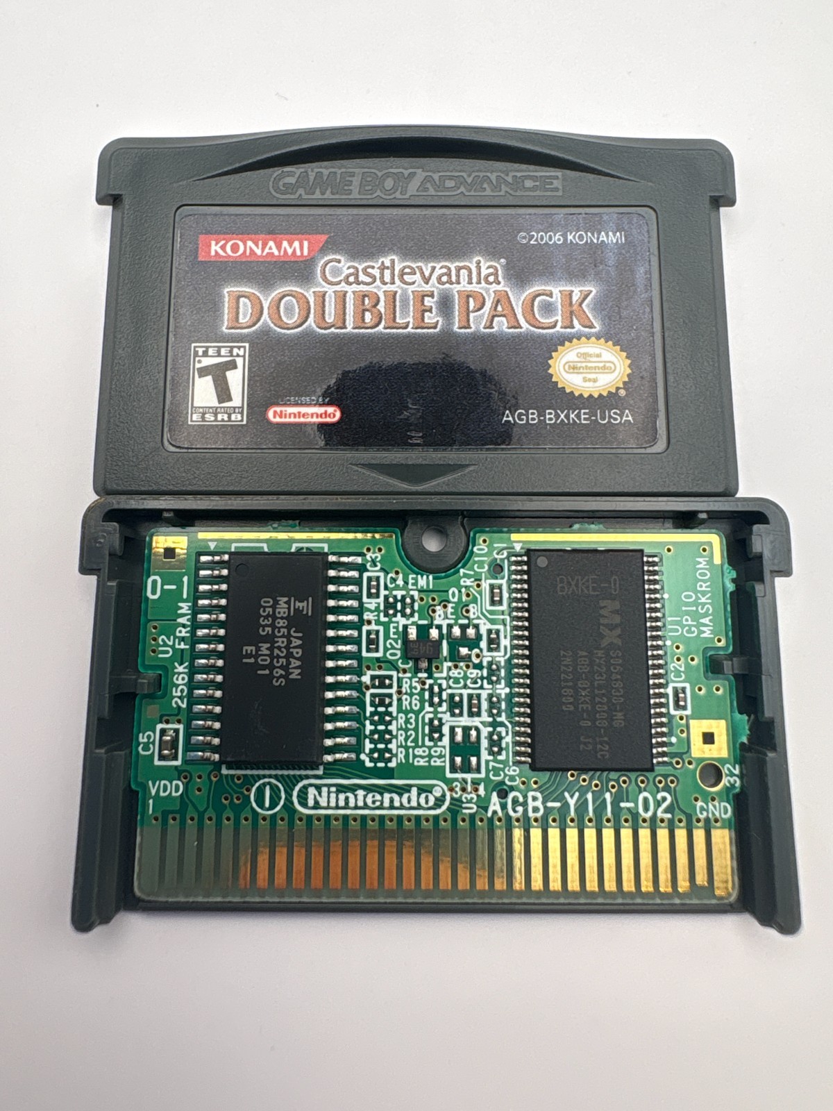 Castlevania Double Pack Nintendo Game Boy Advance GBA Battery Saves Authentic