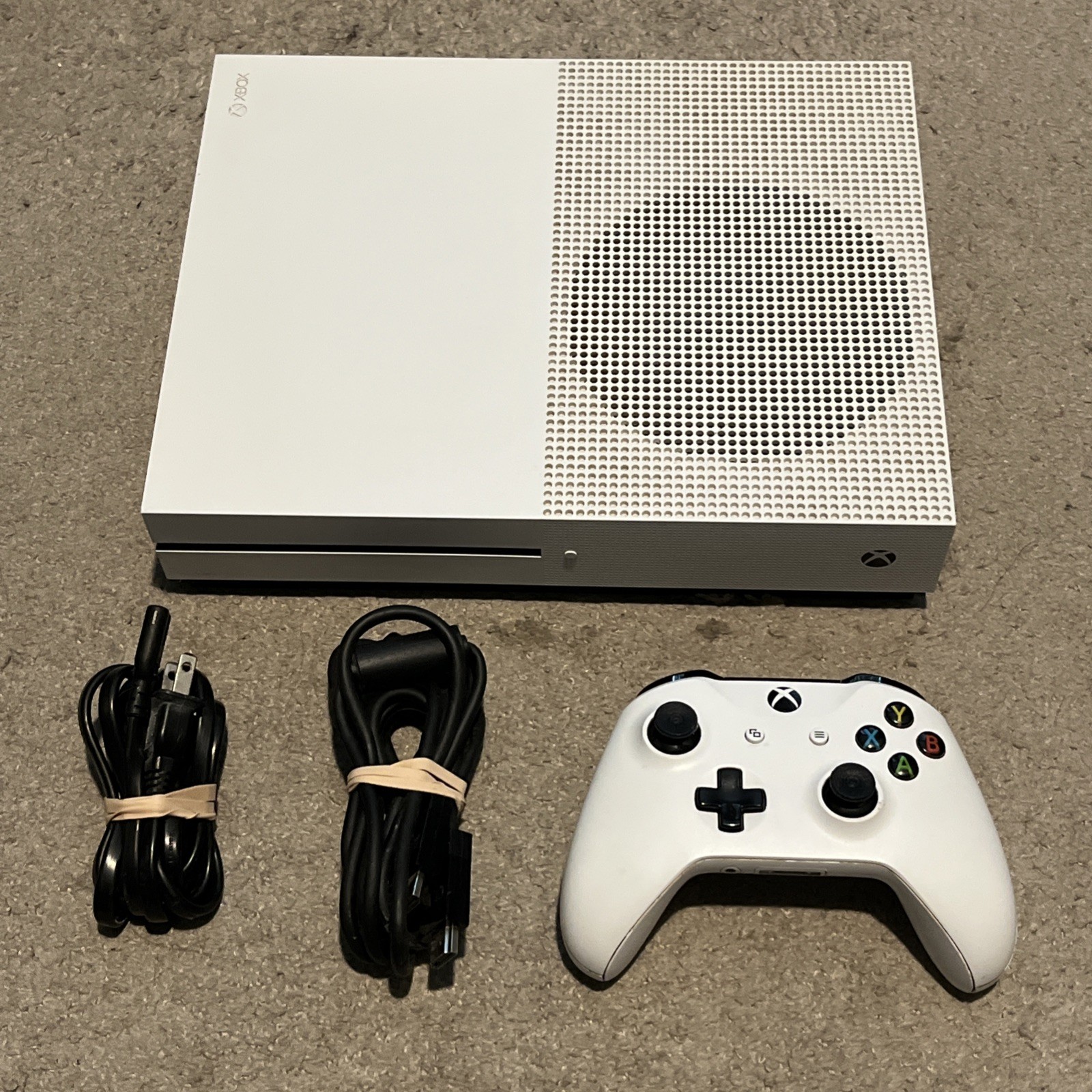 Microsoft Xbox One S 1TB Console w/ Controller HDMI Power Cable
