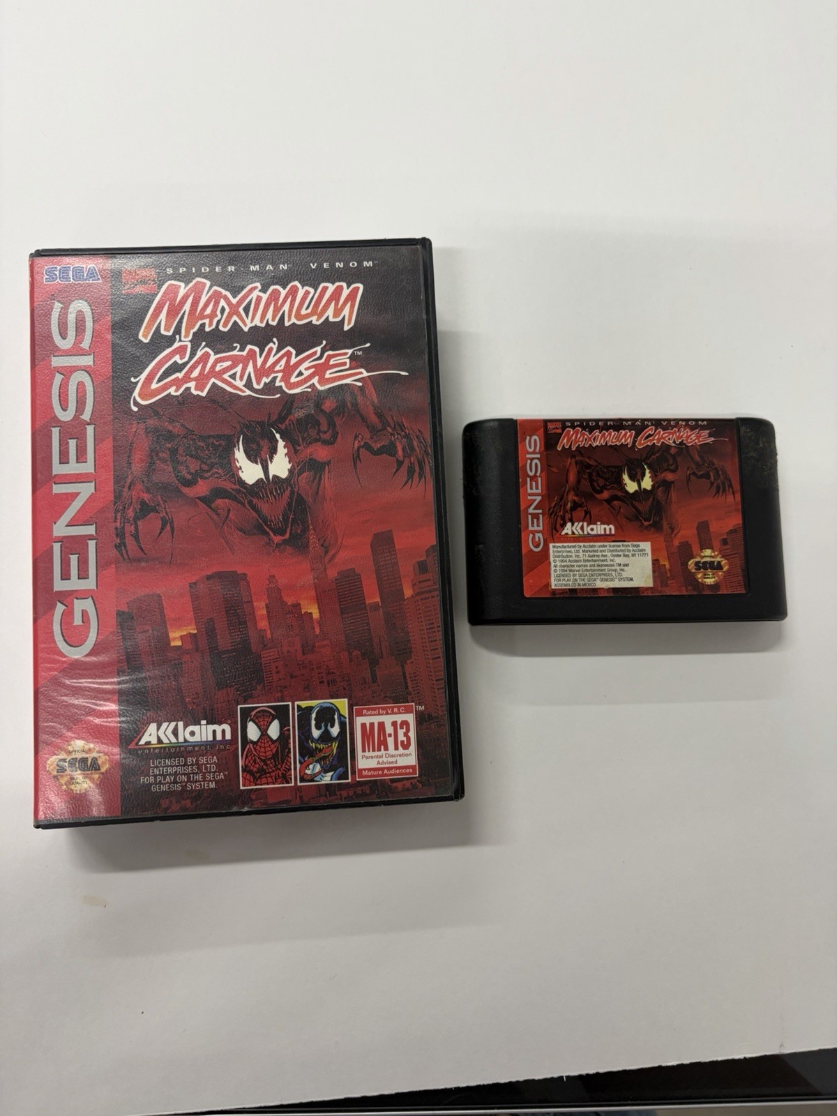 SEGA Genesis – Maximum Carnage – No Manual – Tested