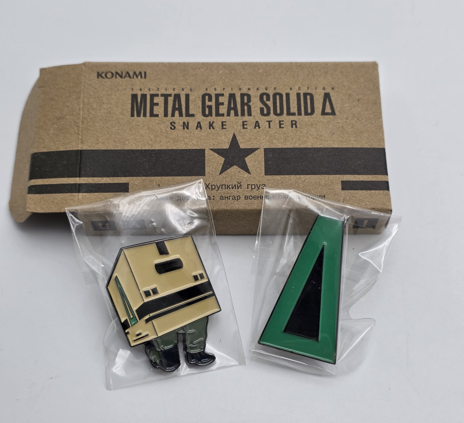 Metal Gear Solid Delta Snake Eater Metal Badges/Pins (Official/BN) PS5 US Seller