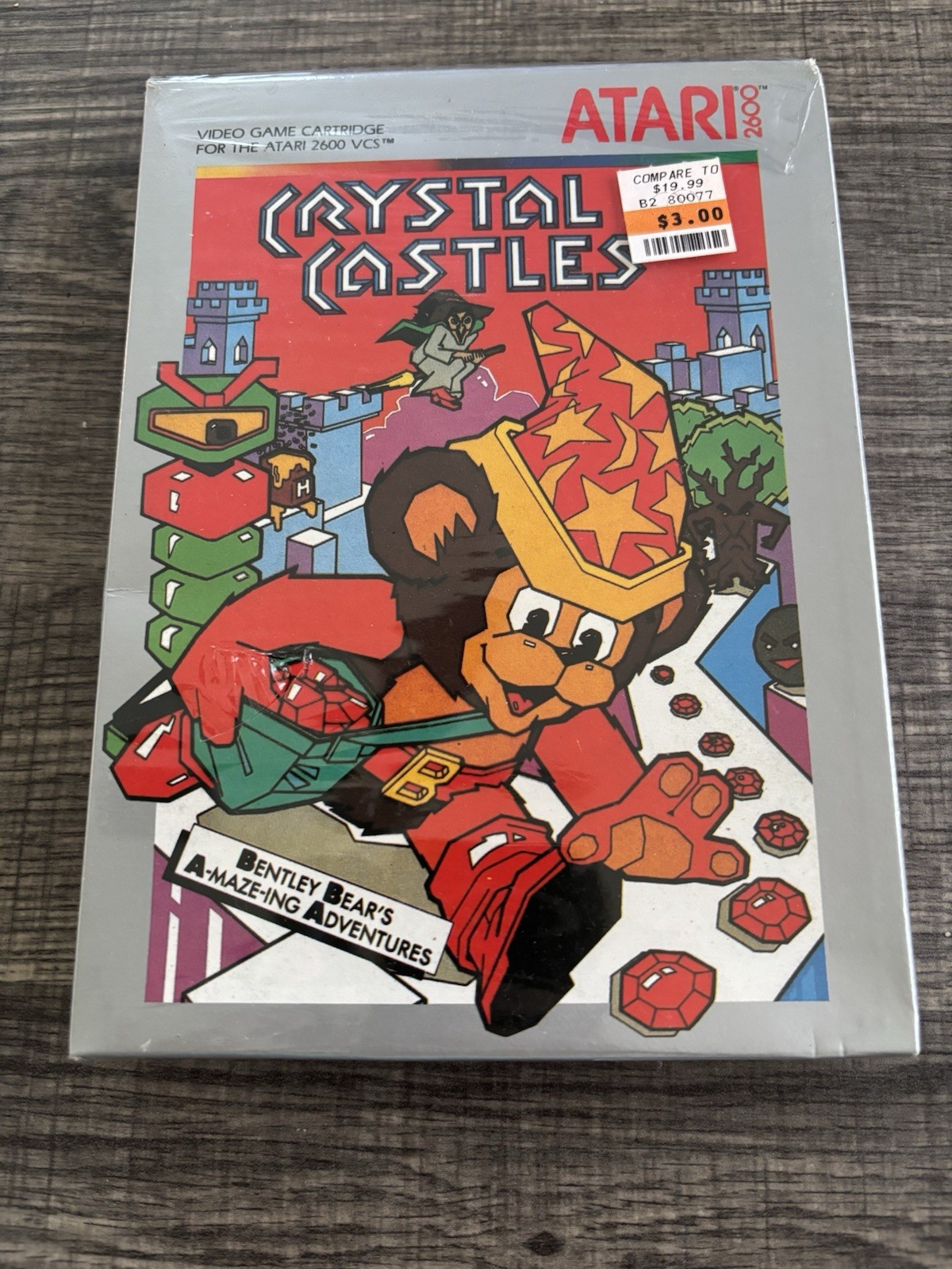 Crystal Castles (Atari 2600, 1984) (New Factory Sealed)