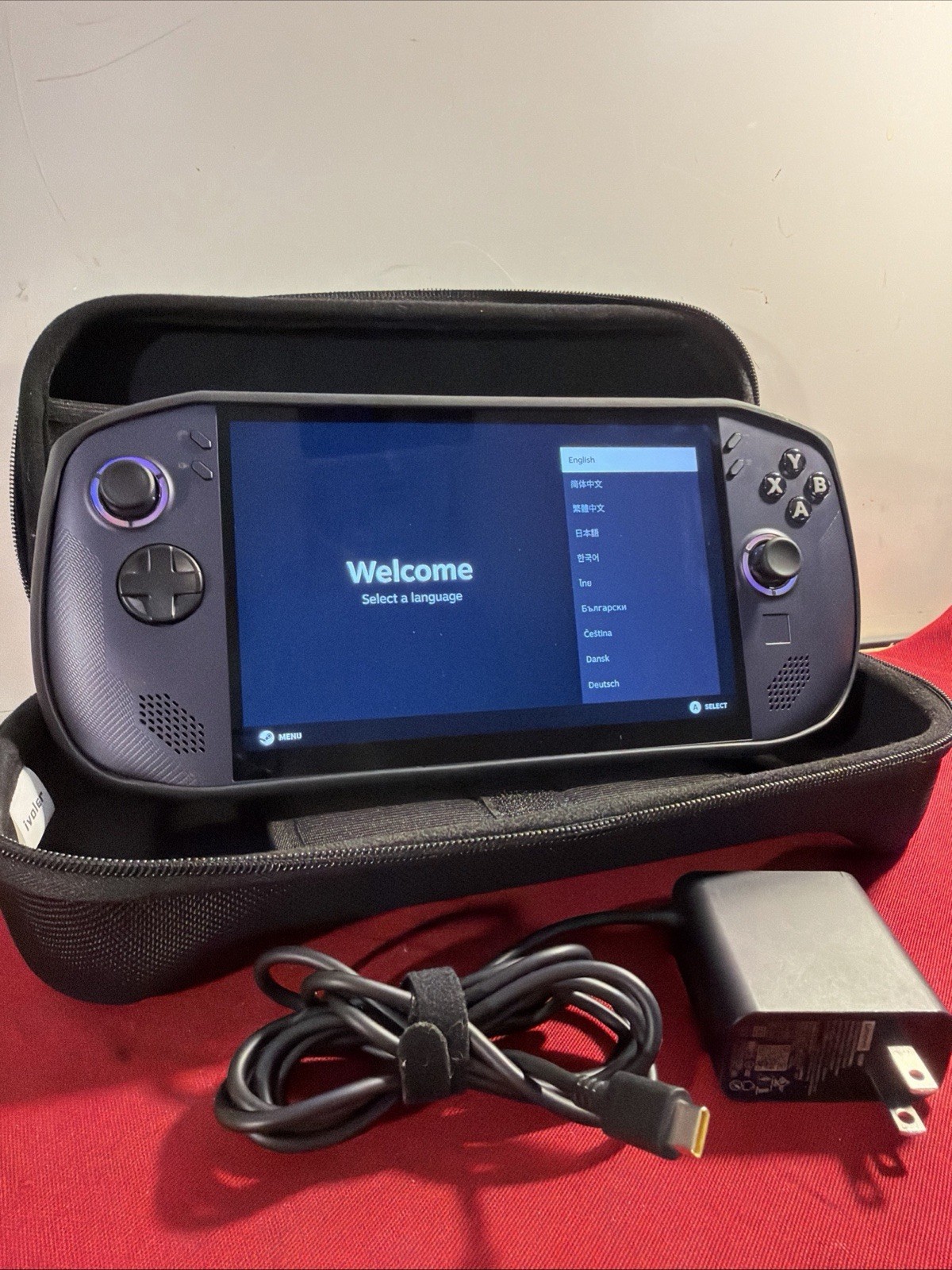 Lenovo Legion Go S 8ARP1 Handheld w/ Charger, case, 512 GB SD card (97455-1)