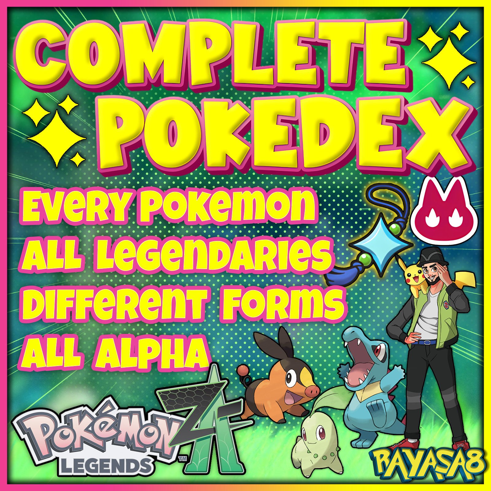 COMPLETE Pokedex Pokemon Home Legends ZA Alpha🌟6iv Shiny Non Shiny