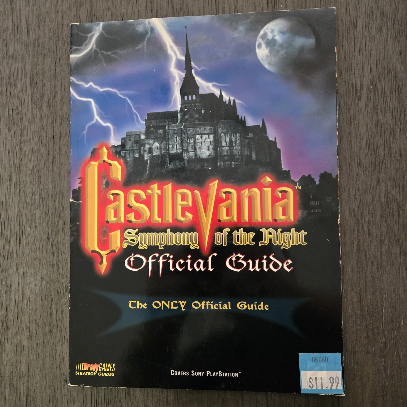 Castlevania Symphony Of The Night Official Guide Strategy Guide 1997 Brady Games
