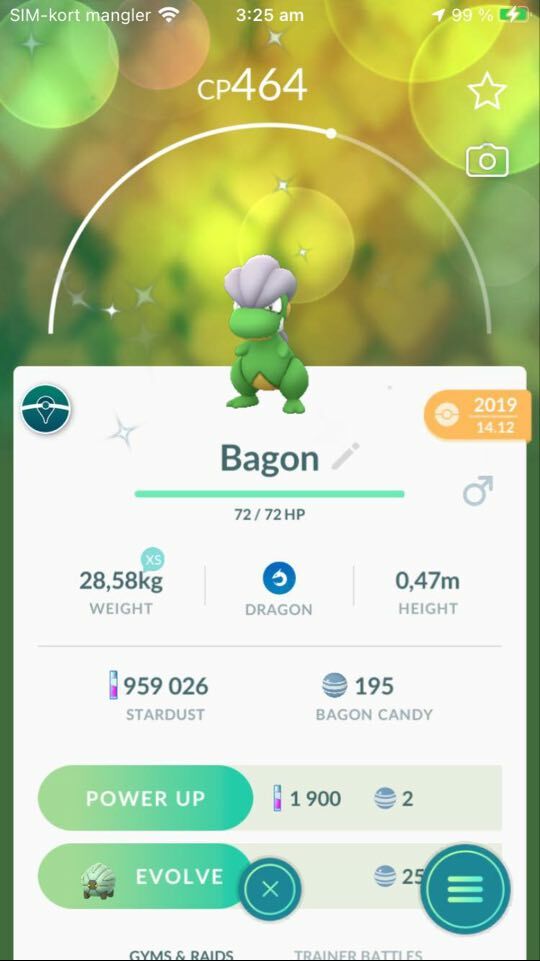 Pokemon Shiny Bagon Registered Or 30 Days Trade
