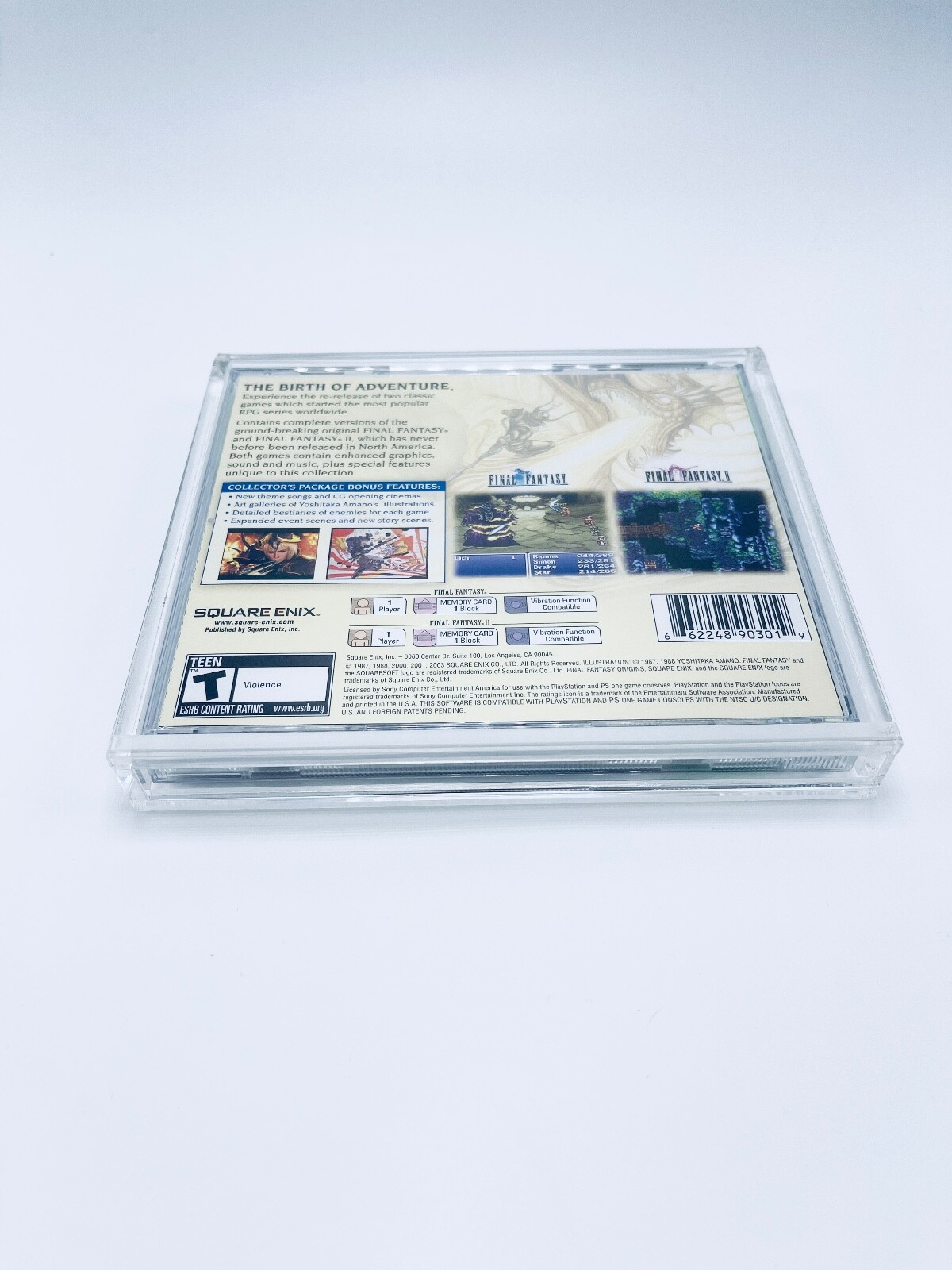 UV PROTECTED Acrylic Box Playstation 1 Dreamcast Single CD Disc Case Magnet Lock