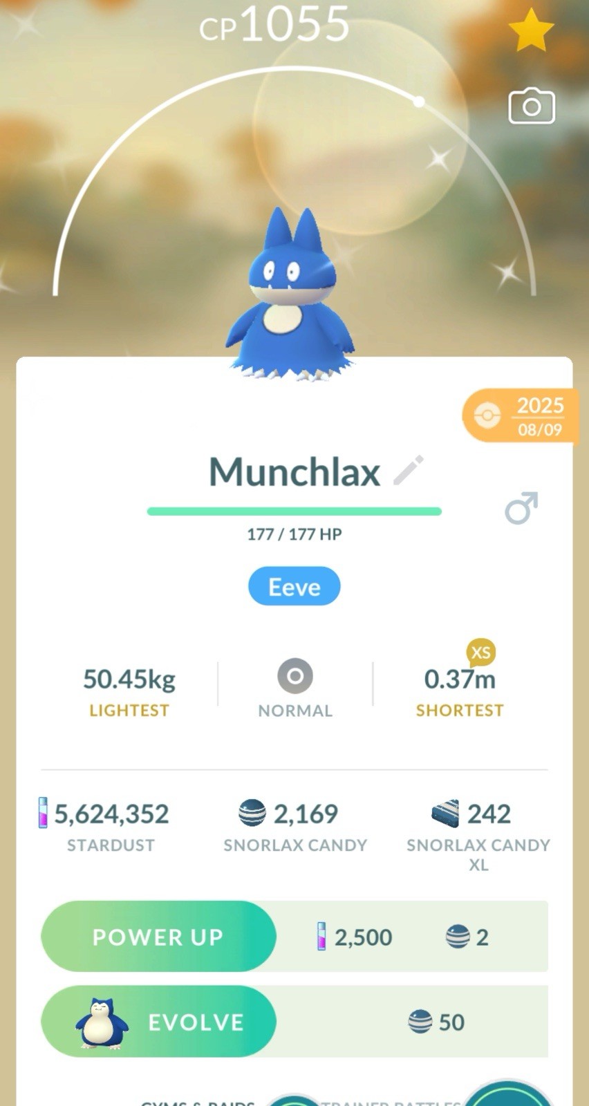 Pokemon Shiny Munchlax Go 30 Days Friendship Available