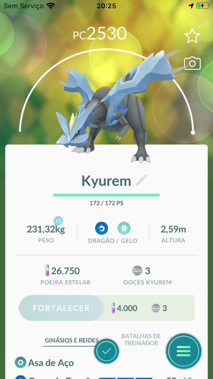 Pokémon TRADE – Kyurem Lv25 Weather Boosted !! 30 Days Friendhship bonus !!