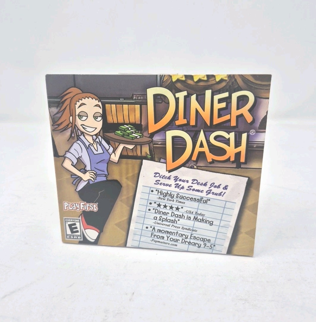 Diner Dash – PC Jewel Case – New Sealed