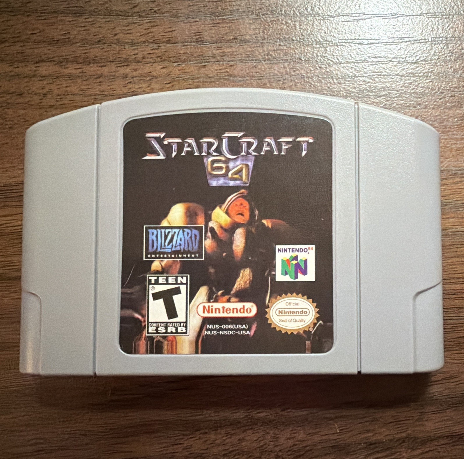 Nintendo StarCraft 64 N64 Game Pak Cartridge NTSC-U/C 1998
