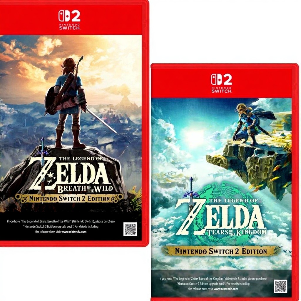 The Legend of Zelda Breath of the Wild+Tears of the Kingdom Switch 2 New Bundle