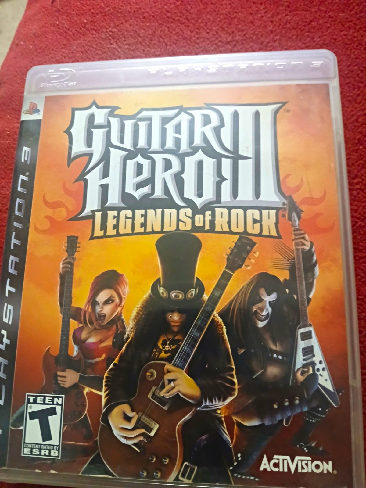 Guitar Hero III Legends of Rock Sony PlayStation 3 PS3 Activision 2007 T NFR
