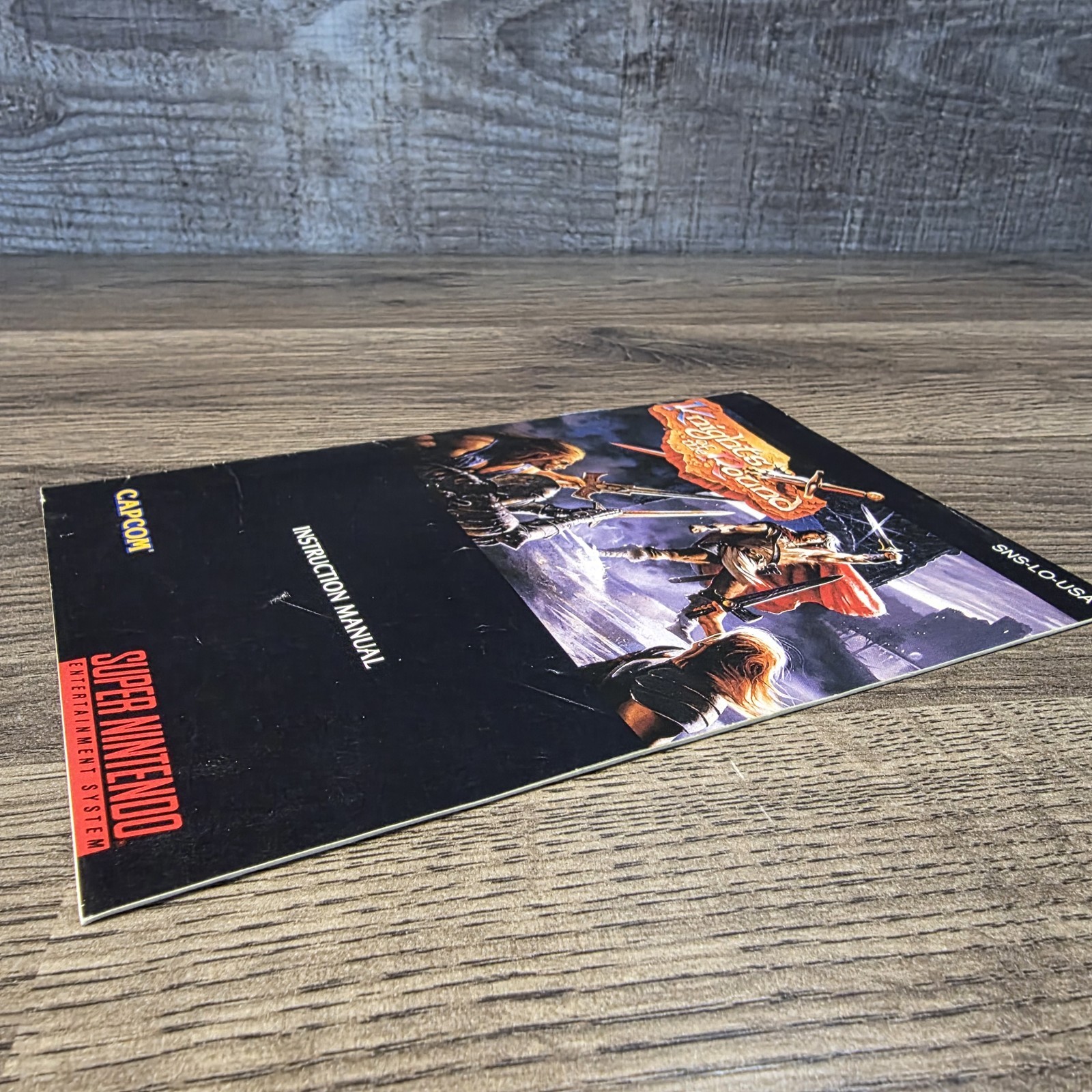 SNES Knights of the Round Manual (Super Nintendo Entertainment System, 1994)