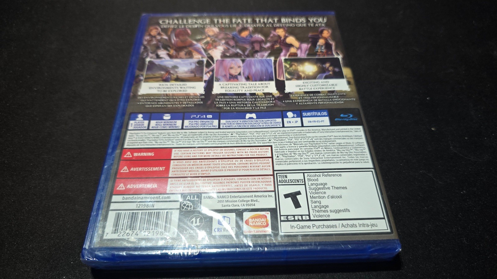 Tales of Arise Blue Label Bandai Namco Sony Playstation 4 PS4 Brand New Sealed!
