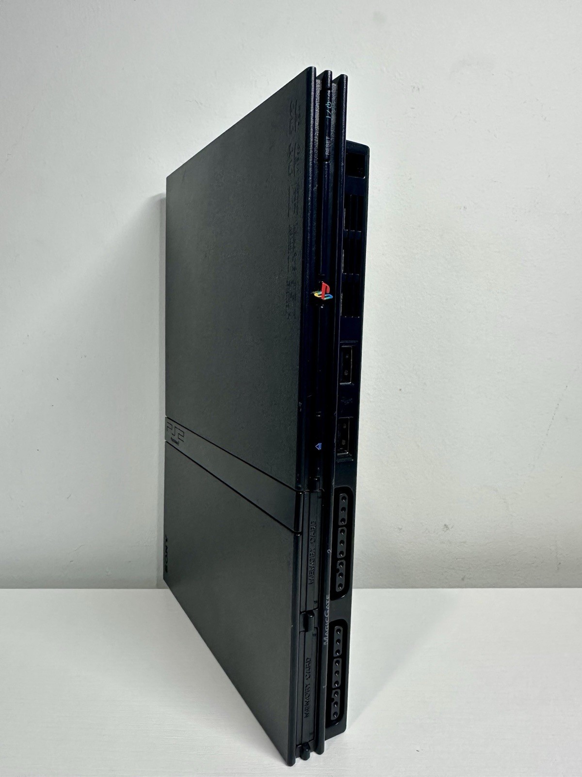 Sony PlayStation 2 PS2 Slim Black Console Bundle –Controller / Cables / 8MB Card