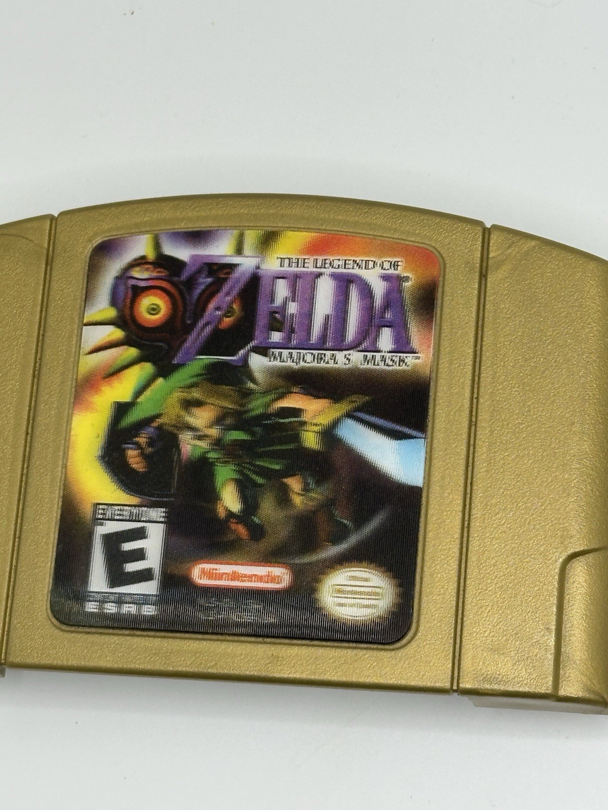 The Legend of Zelda: Majora’s Mask N64 Holographic Gold, Authentic, Tested