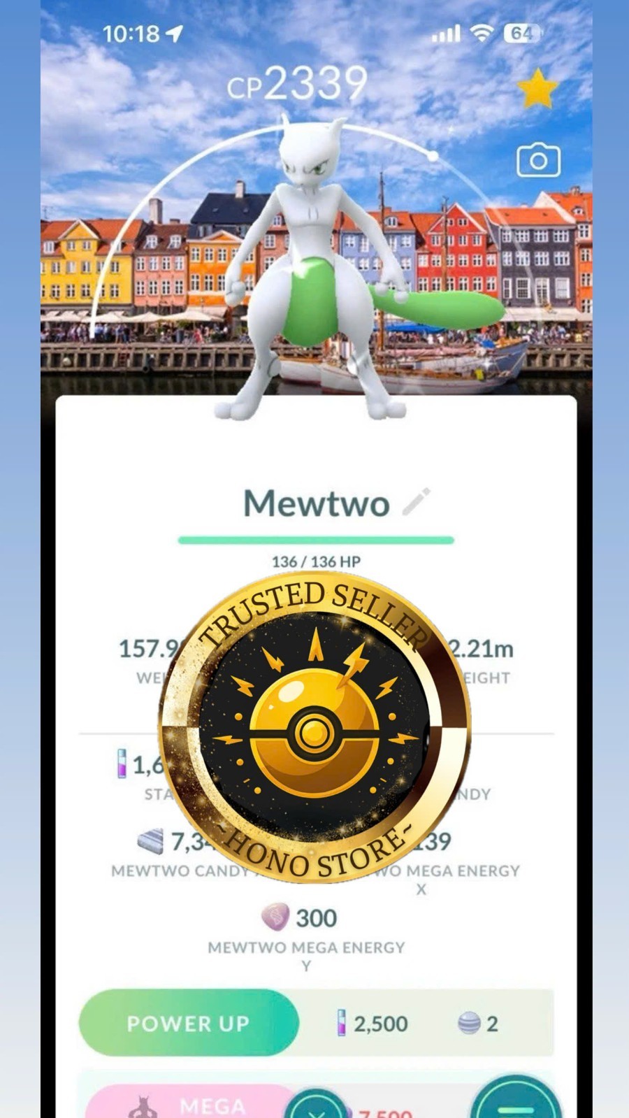 Pokémon G0 —– Shiny Mewtwo Copenhagen BG – Go Fest 2026✨