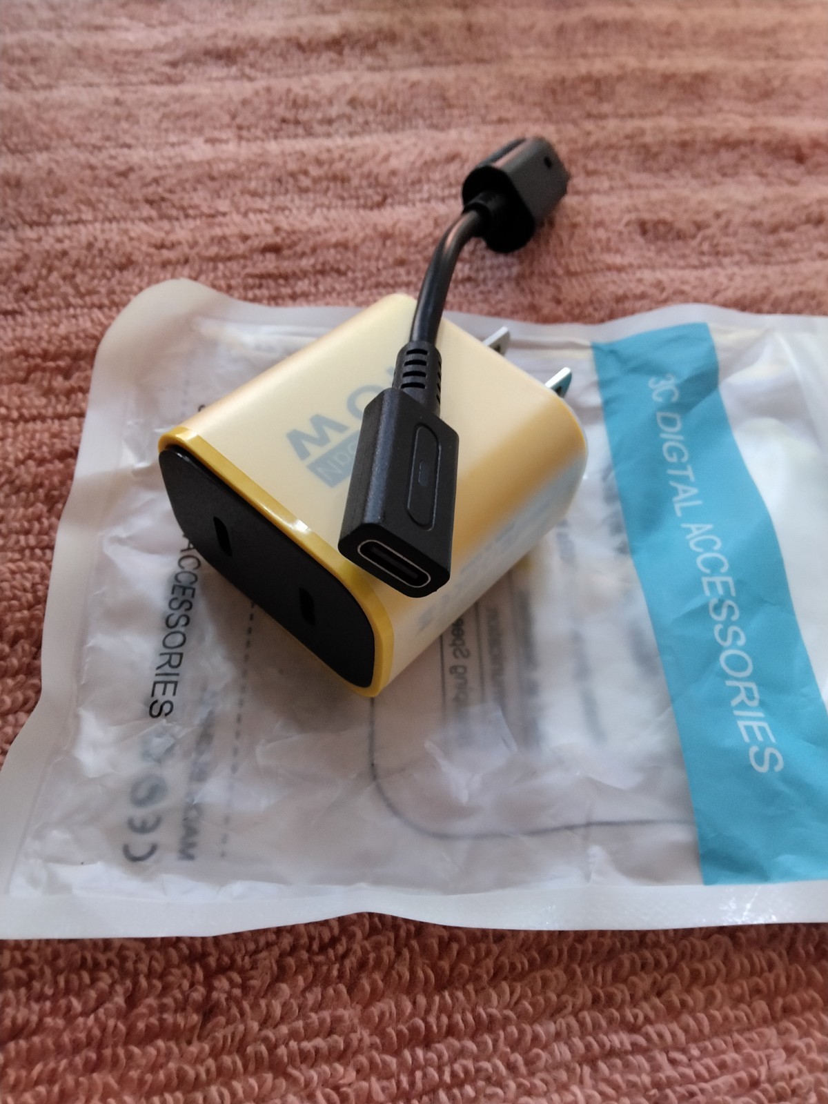 Nintendo GameCube USB-C Adapter Cable PSU Replacement with 45w Power Brick