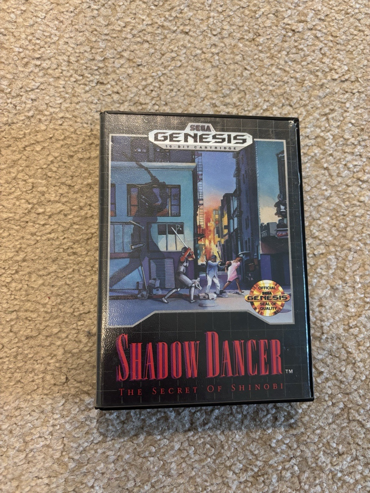 Shadow Dancer: The Secret of Shinobi (Sega Genesis, 1990) CIB