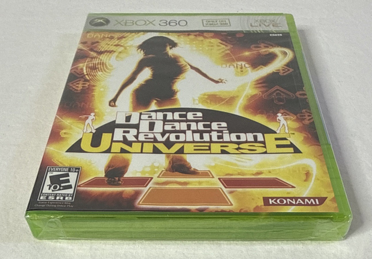 Xbox 360 Dance Dance Revolution Universe Brand New Factory Sealed