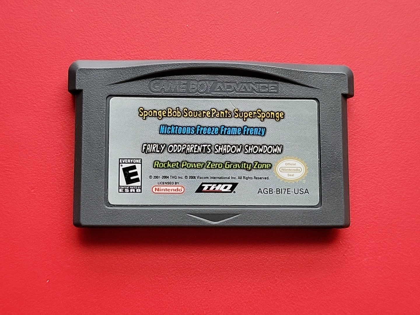 Nickelodeon 4 in 1 Games Pack Game Boy Advance Oddparents SpongeBob Rocket Power
