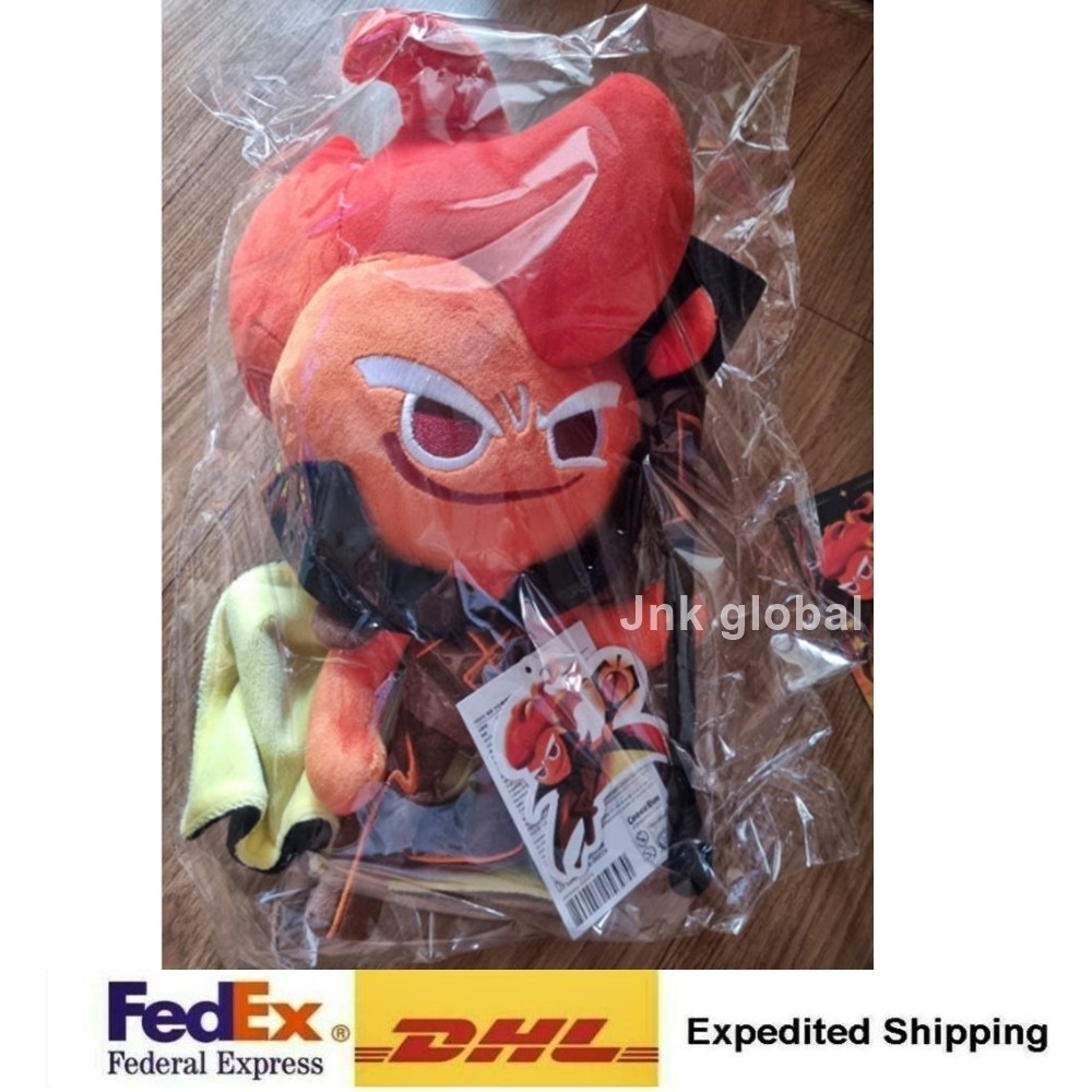 Cookie Run Kingdom Official Fire Spirit Plush Doll + Express Ship