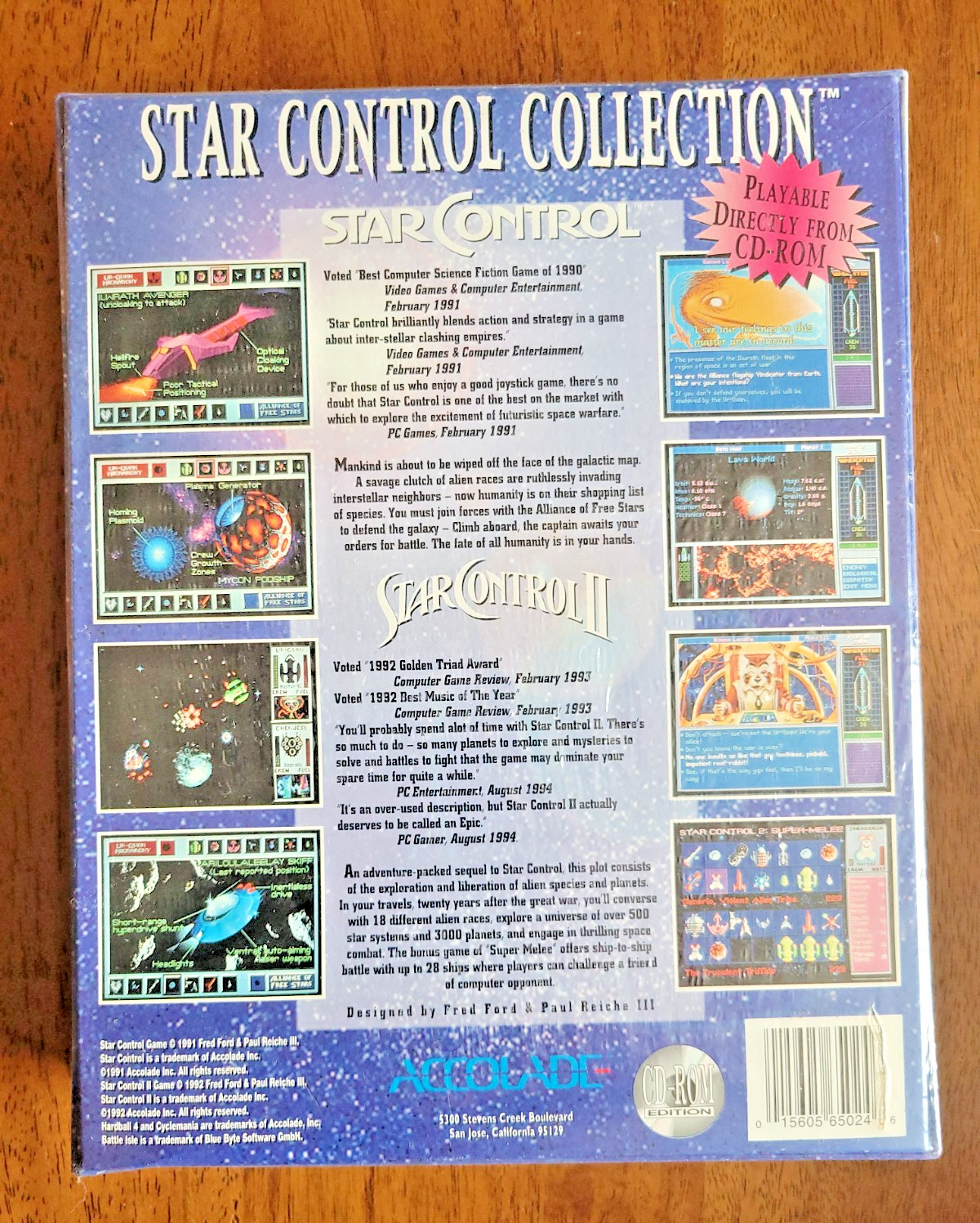 Star Control Collection, NIB, Still Shrink-wrapped, on CD-ROM for PCs