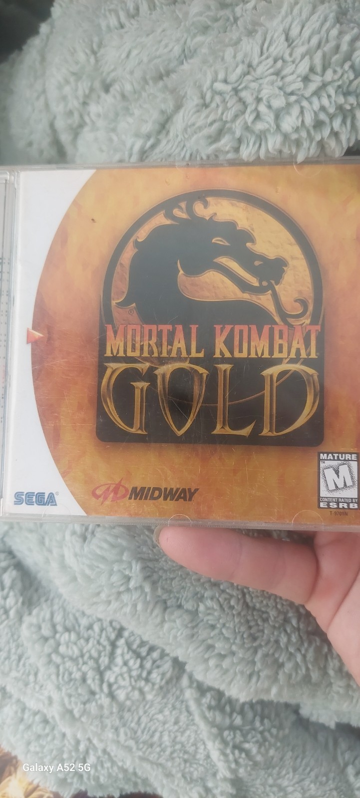 Mortal Combat Gold Sega Dreamcast Gold disc edition