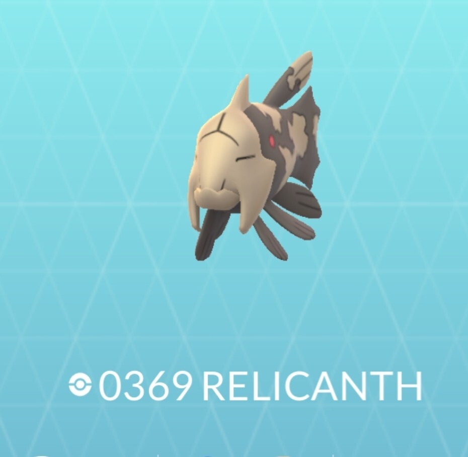 Regional Relicanth Pokémon Go! Collect Today for Pokedex