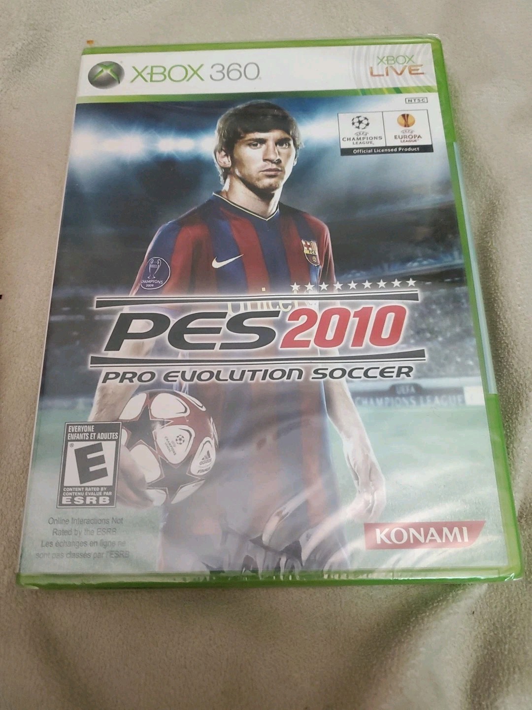 Pro Evolution Soccer 2010 – Xbox 360 – USA / Canada Version – Messi Cover – New
