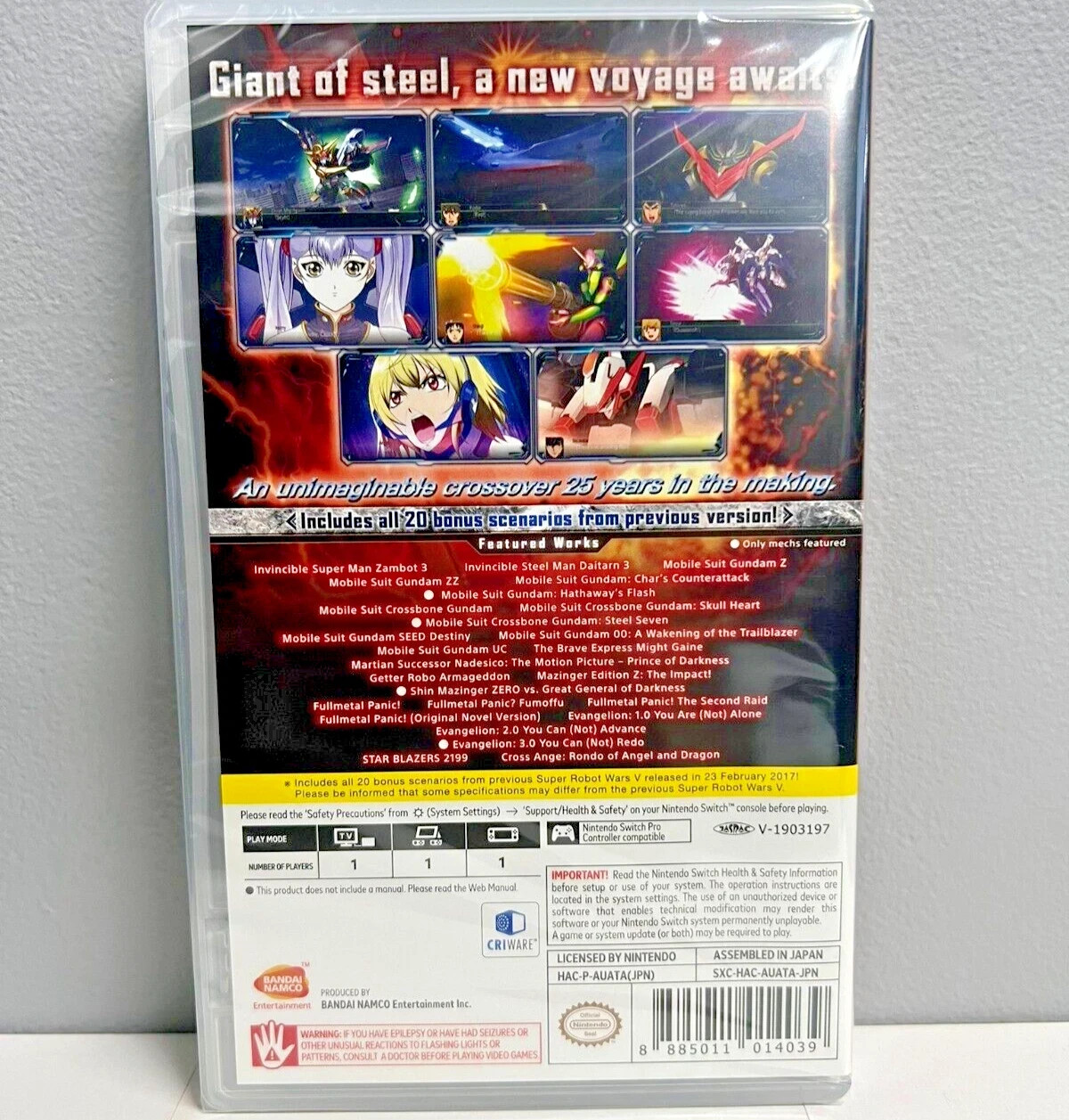 Super Robot Wars T + V + X (Multi-Language) Switch New Game Bundle [Turn-Based]
