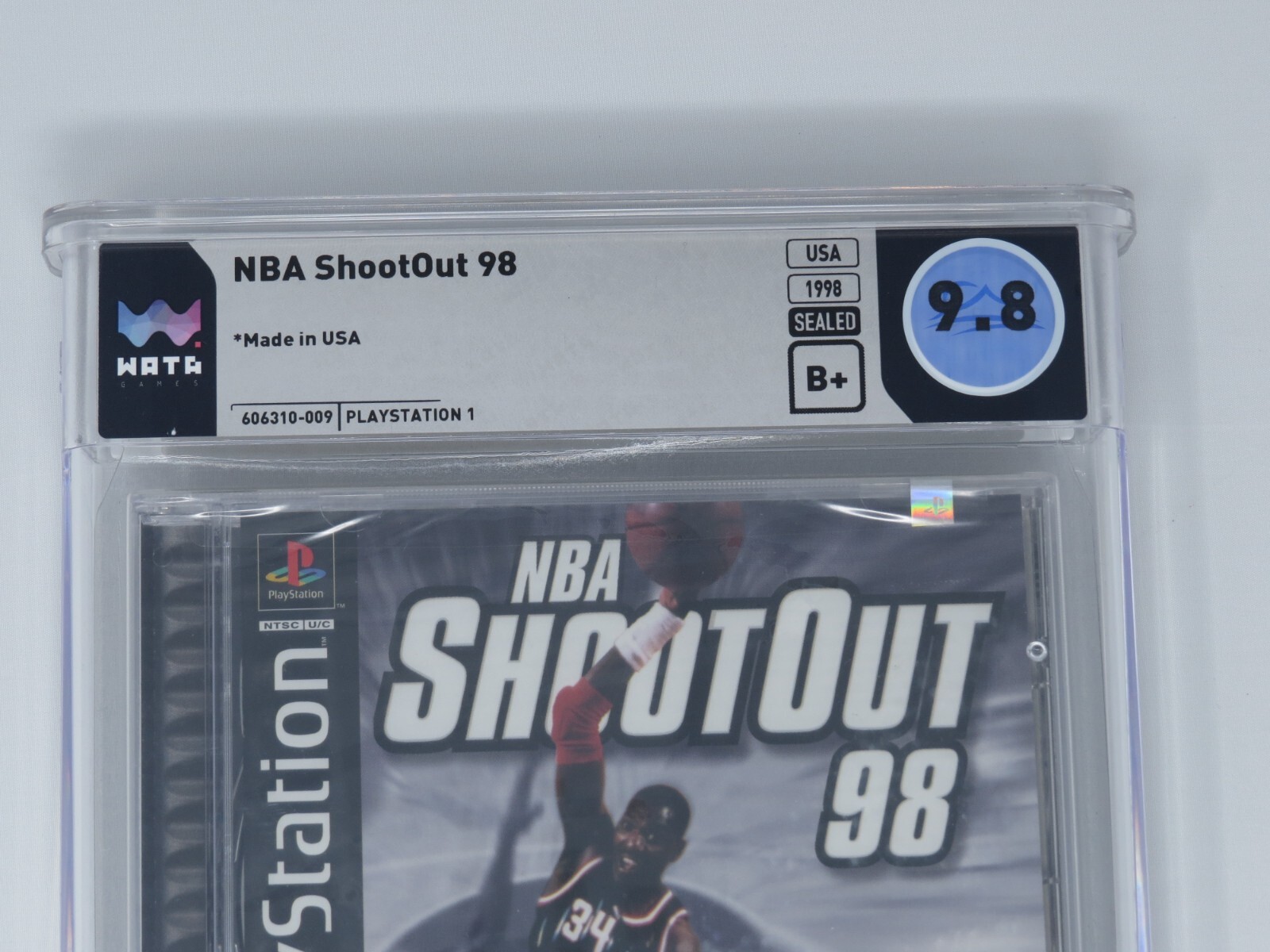 NBA Shootout ’98 Sony Playstation Factory Sealed Video Game Wata Graded 9.8 1998