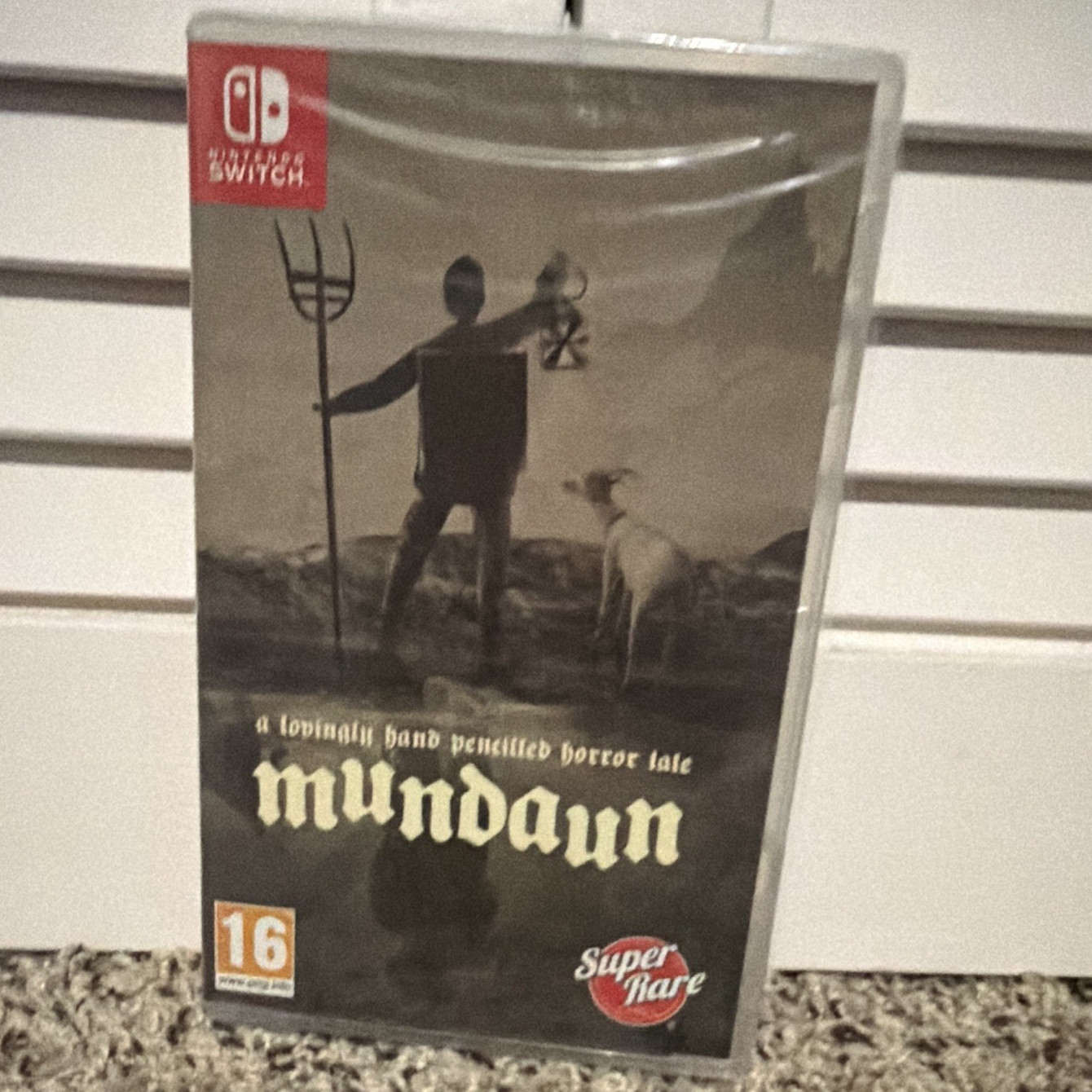 Super Rare Mundaun Nintendo Switch Video Game PEGI 16 PAL Region Code