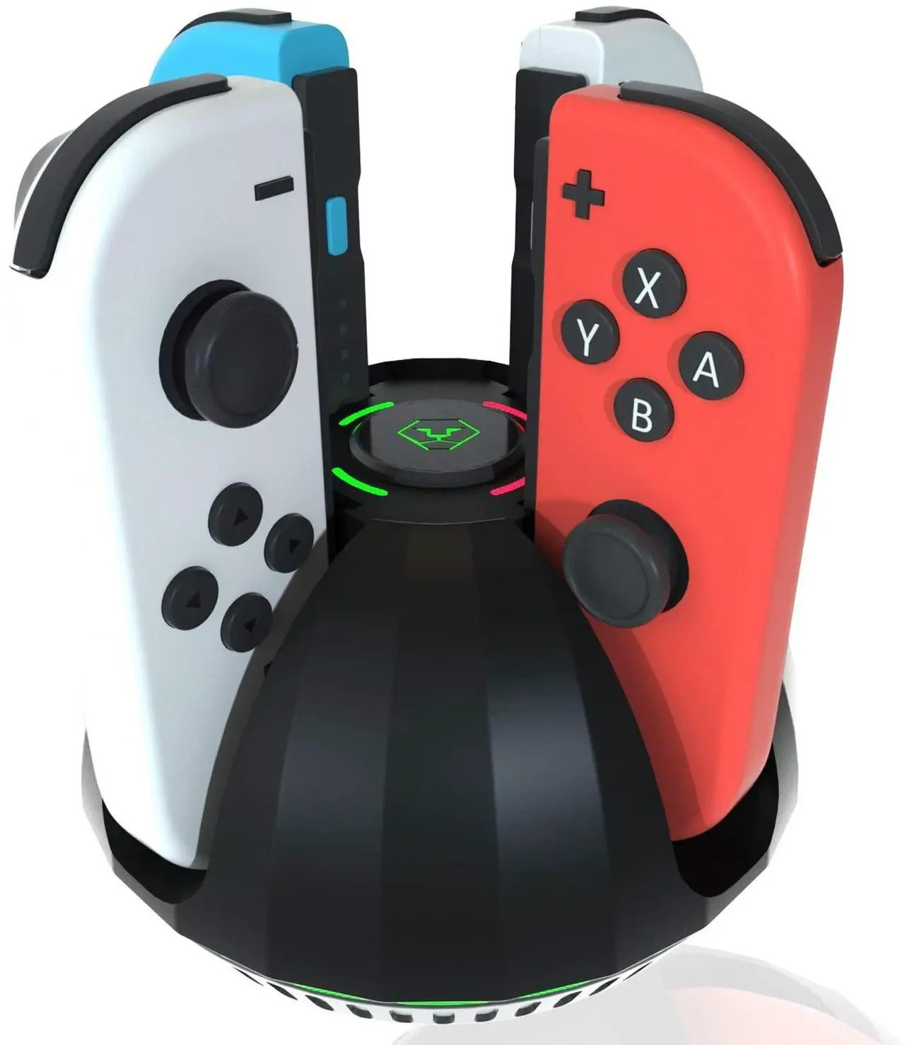 4-in-1 Joy-Con Charging Dock Station-Nintendo Switch OLED USB-C LED Charger-NEW