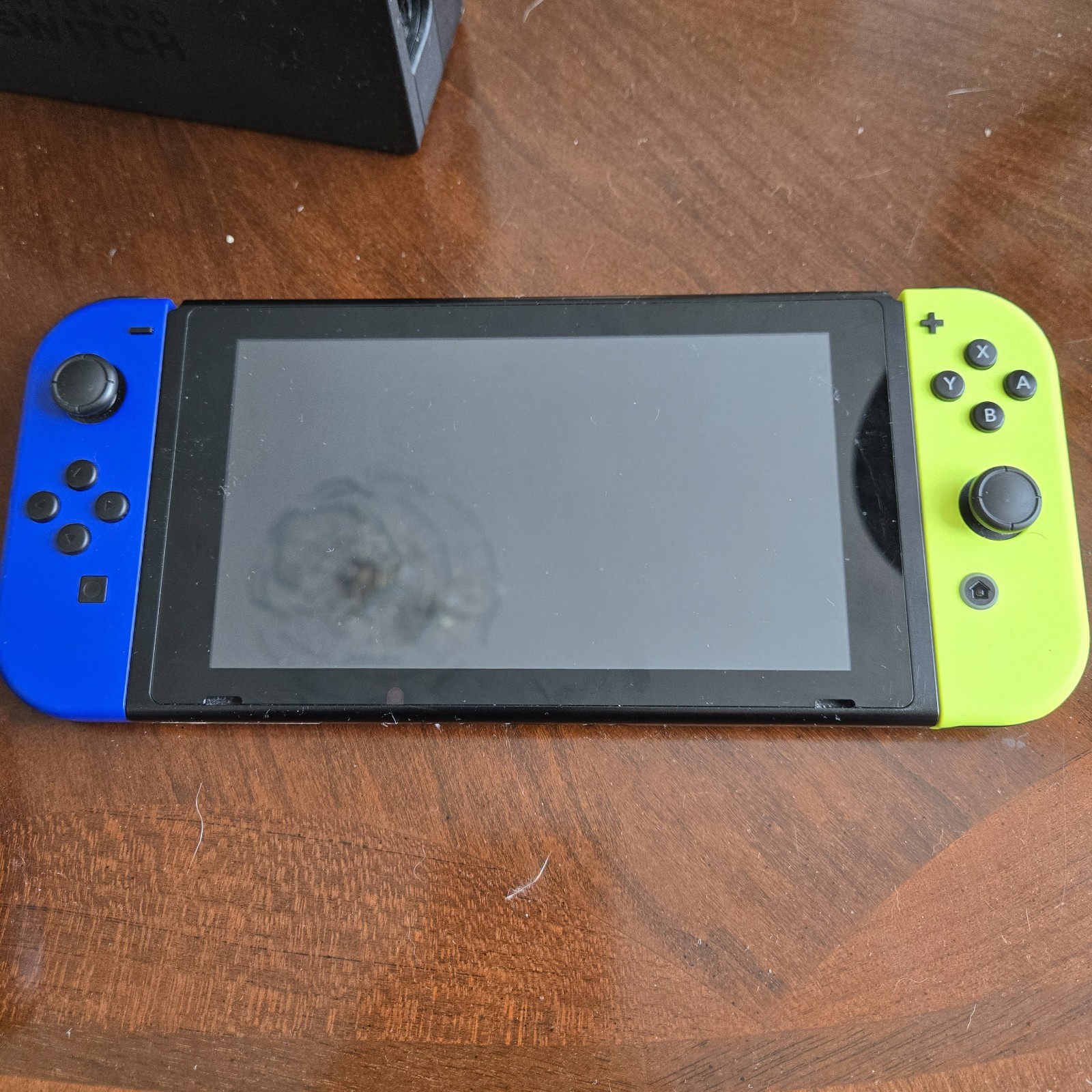 Nintendo Switch w/ Blue/Yellow Joy-Cons, Extra Joy-Cons, Accs And An SD Card