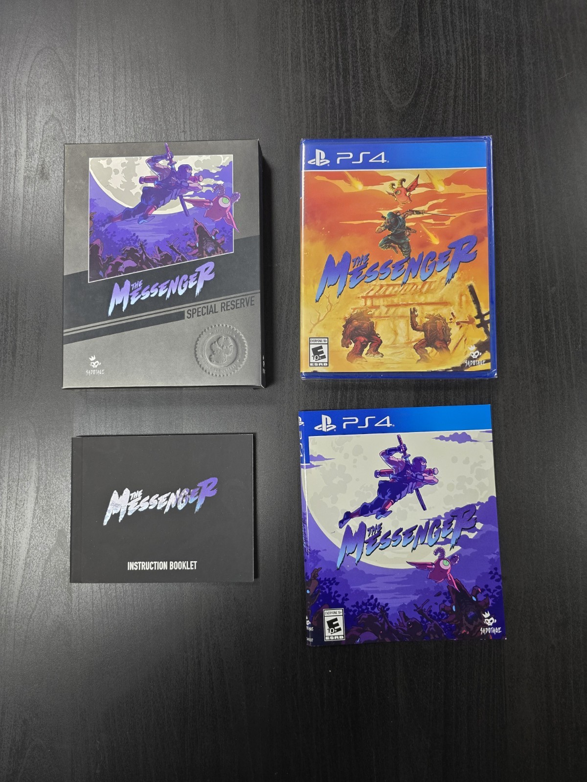 The Messenger PS4 Special Reserve #978 Sealed Limited + Box Complete