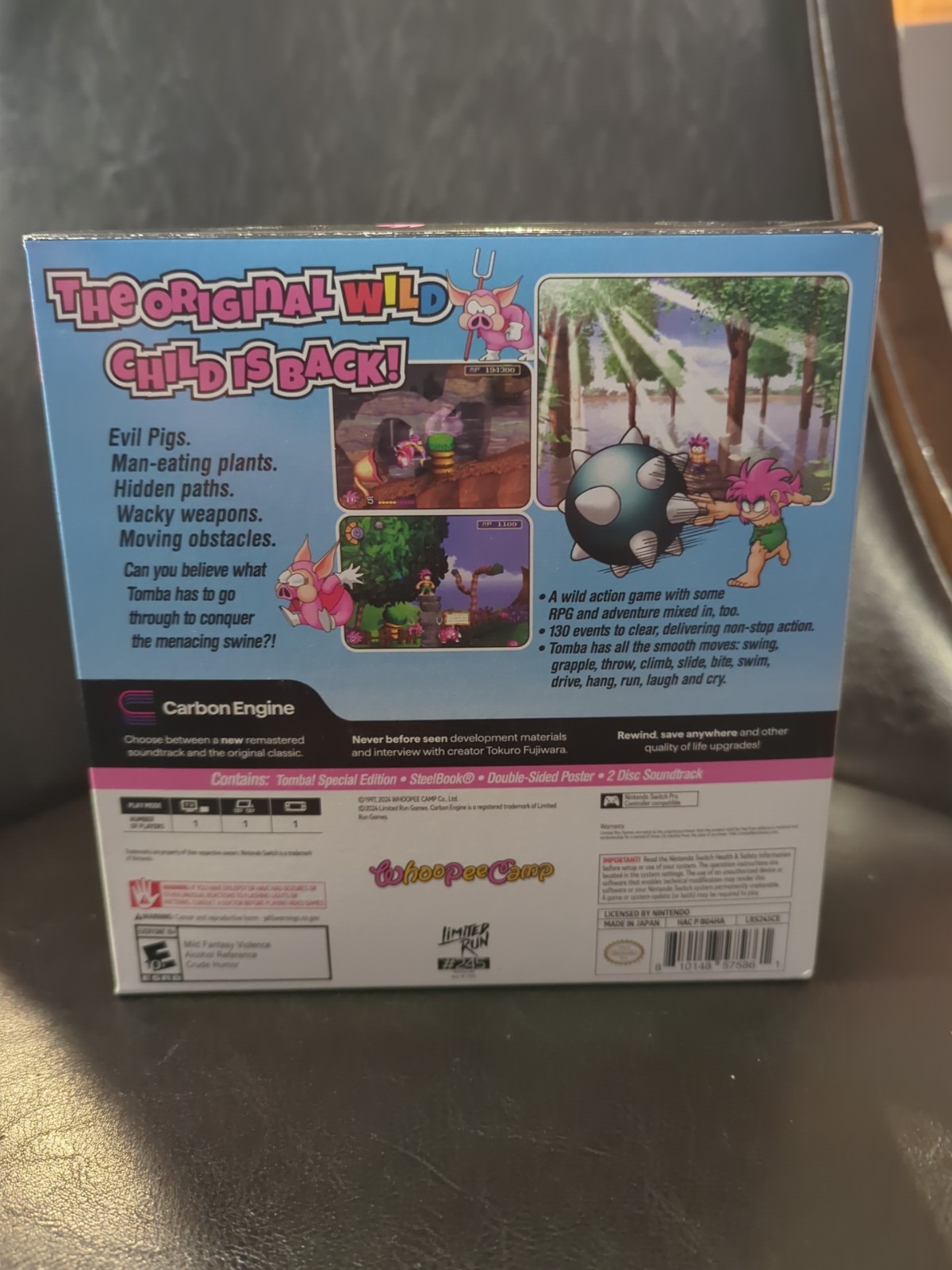 Nintendo Switch – Tomba! Special Edition – Limited Run #245 Excellent Condition