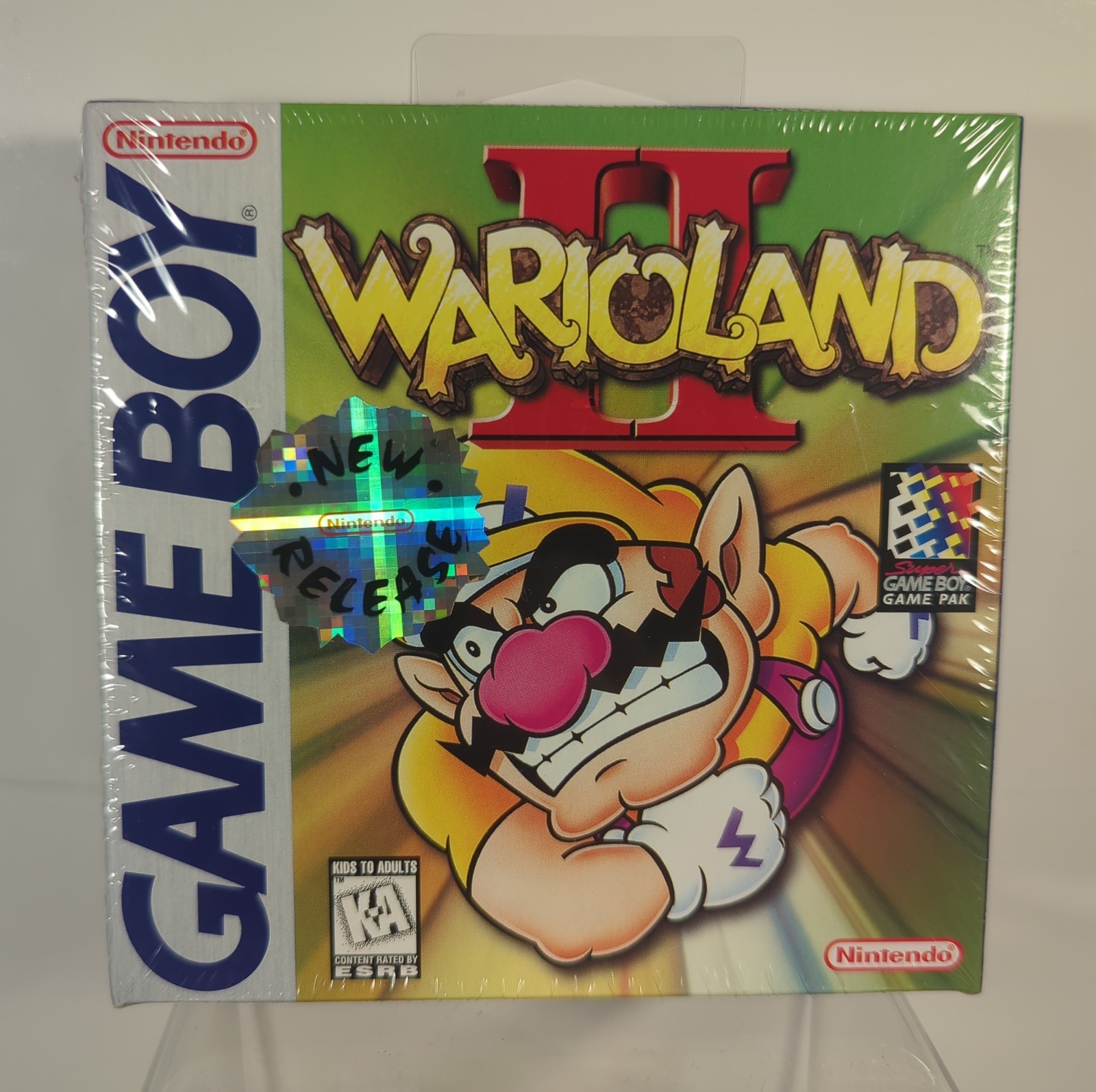 Wario Land II 2 – Nintendo Game Boy – Factory Sealed H Seam – NEW