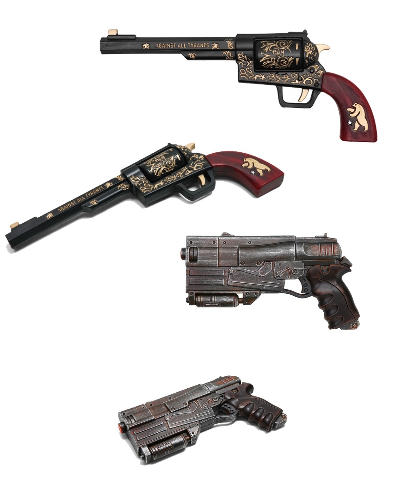 Fallout 13.75” & 11” Revolver Pistol Replica foam Gun Cosplay Costume Prop