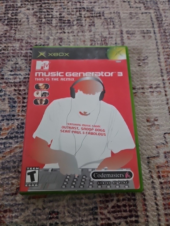 Xbox: MTV Music Generator 3: Rem * – Microsoft Xbox CIB DISK MINT!!!!